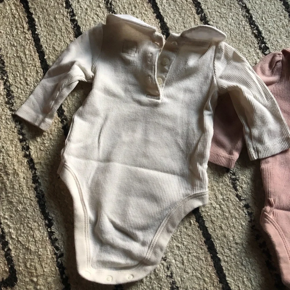 Baby Gap ribbed Peter Pan collar onesie